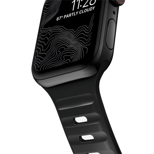 Силиконовый ремешок Nomad Sport Band Black для Apple Watch 41mm | 40mm
