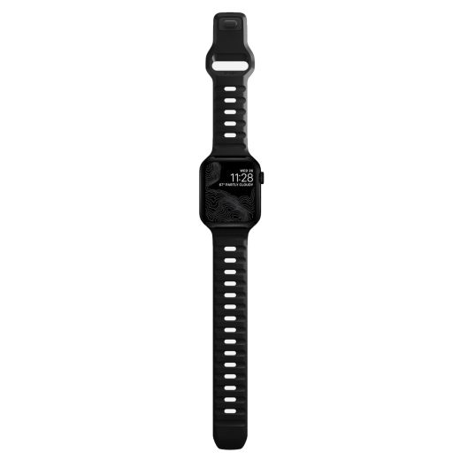 Силиконовый ремешок Nomad Sport Band Black для Apple Watch 41mm | 40mm