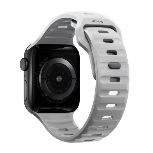 Силиконовый ремешок Nomad Sport Band Lunar Gray для Apple Watch 41mm | 40mm