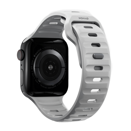 Силіконовий ремінець Nomad Sport Band Lunar Gray для Apple Watch 49мм | 45мм | 44мм