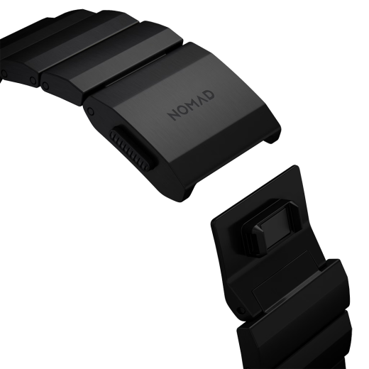 Титановий ремінець Nomad Titanium Band Black для Apple Watch 49мм | 45мм | 44мм (NM1A41BXT0)