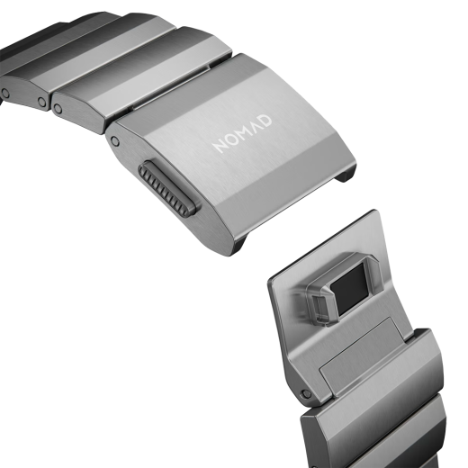 Титановий ремінець Nomad Titanium Band Natural для Apple Watch 49мм | 45мм | 44мм (NM1A4HSXT0)