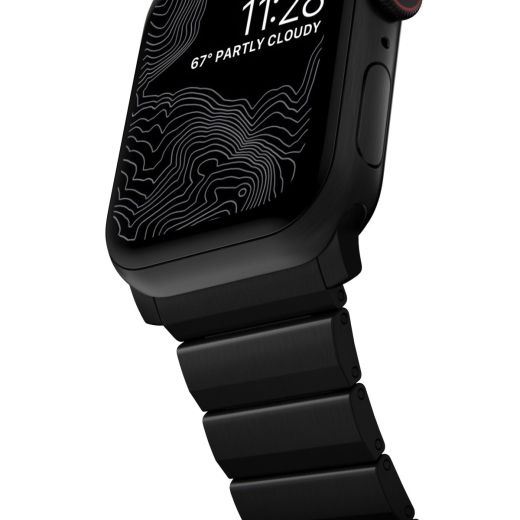 Титановый ремешок Nomad Titanium Band Black для Apple Watch 41мм | 40мм
