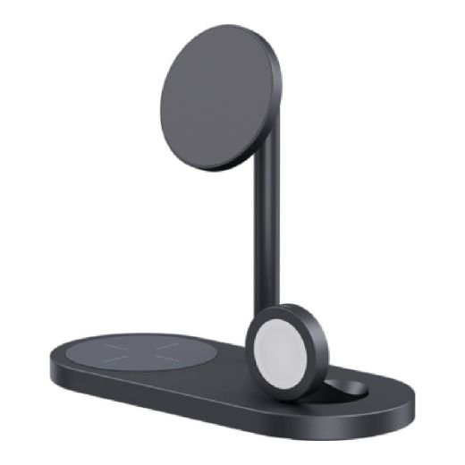 Бездротова зарядка Benks W15 3 в 1 Stand Series Tarnish