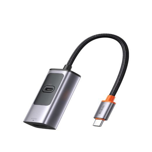 Переходник McDodo 2 в 1 USB-C to HDMI 8K/USB-C 100w (HU-1130)