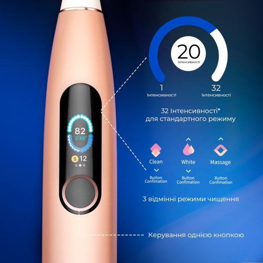 Електрична зубна щітка Oclean X Pro Sakura Pink