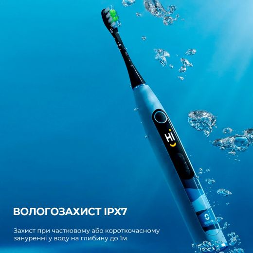 Електрична зубна щітка Oclean X10 Electric Toothbrush Blue (6970810551914)