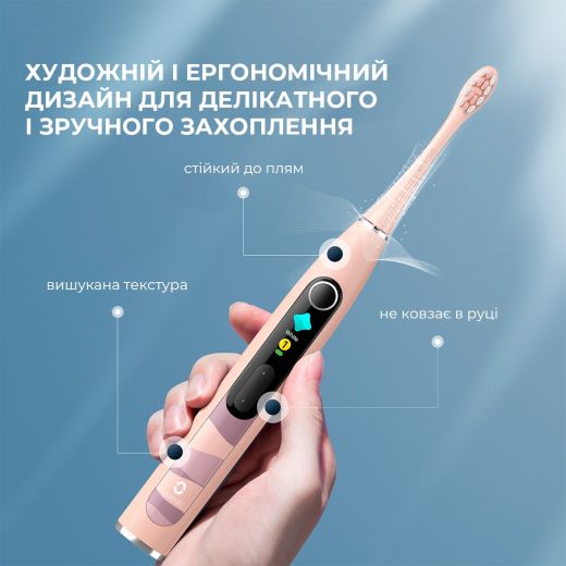 Электрическая зубная щетка Oclean X10 Electric Toothbrush Pink (6970810551921)