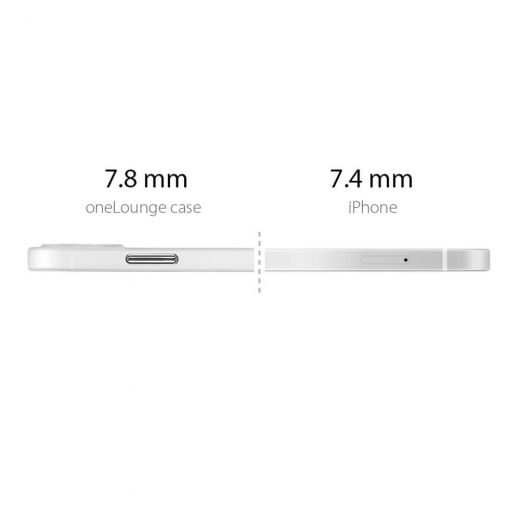 Супертонкий чехол oneLounge 1Thin 0.35mm White для iPhone 13