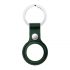 Підвіска з кільцем CasePro Leather Key Ring Forest Green для AirTag