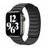Шкіряний ремінець CasePro Leather Link Size S | M Magnetic Black для Apple Watch 41mm | 40mm | 38mm