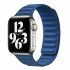 Шкіряний ремінець CasePro Leather Link Size M | L Magnetic Baltic Blue для Apple Watch 45mm | 44mm | 42mm