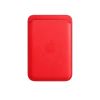 Чехол Apple Leather Wallet with MagSafe Product Red (High copy) для iPhone