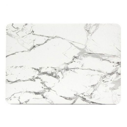 Пластиковый чехол Marble White | Gray для MacBook Pro 13" (2020)