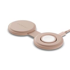 Беспроводная зарядка Satechi OntheGo™ 2 в 1 Charger Desert Rose (ST-QTG21R)