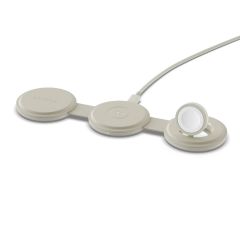 Беспроводная зарядка Satechi OntheGo™ 3 в 1 Charger Sand (ST-QTG31W)