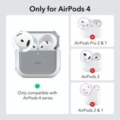Чехол ESR Orbit Hybrid Snap-and-Charge Bundle Black для AirPods 4 (2024)