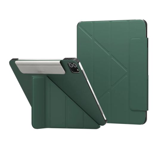 Защитный чехол-подставка SwitchEasy Origami Protective Pine Green для iPad Pro 11" (2020 | 2021 | 2022 | M1 | M2) (SPD219093PG22)