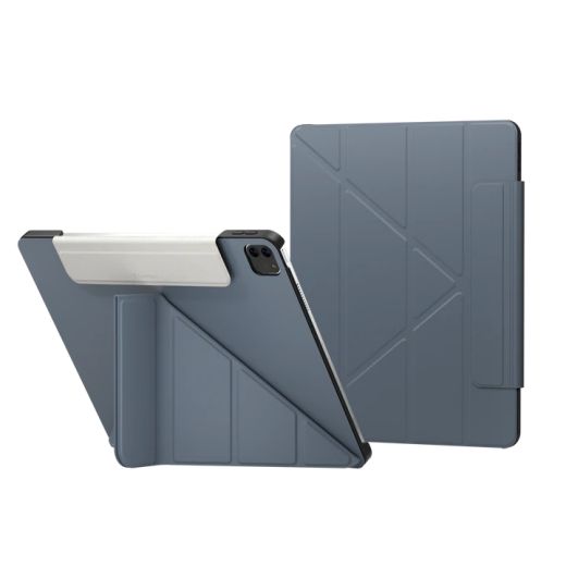 Захисний чохол-підставка SwitchEasy Origami Protective Alaskan Blue для iPad Pro 12.9" (2020 | 2021 | 2022 | M1 | M2) (GS-109-176-223-185)