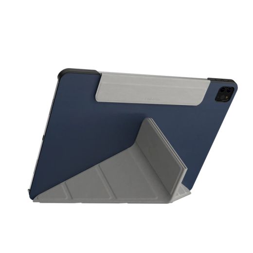 Защитный чехол-подставка SwitchEasy Origami Protective Midnight Blue для iPad Pro 12.9" (2020 | 2021 | 2022 | M1 | M2) (GS-109-176-223-63)