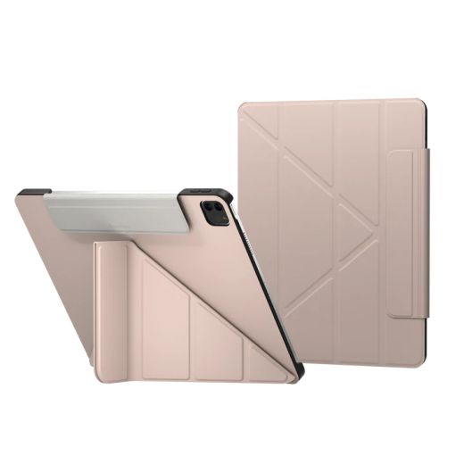 Защитный чехол-подставка SwitchEasy Origami Protective Pink Sand для iPad Pro 12.9" (2020 | 2021 | 2022 | M1 | M2) (GS-109-176-223-182)