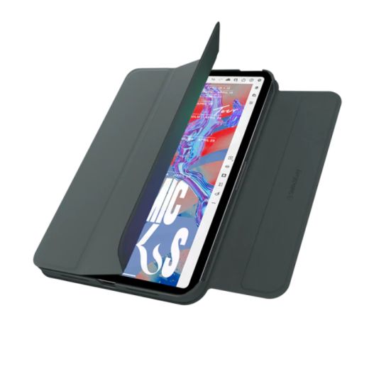 Захисний чохол-підставка SwitchEasy Origami+ Magnetically Detachable Folio with Pencil Storage Ultimate Gray для iPad mini 6 (2021) (GS-109-224-292-219)