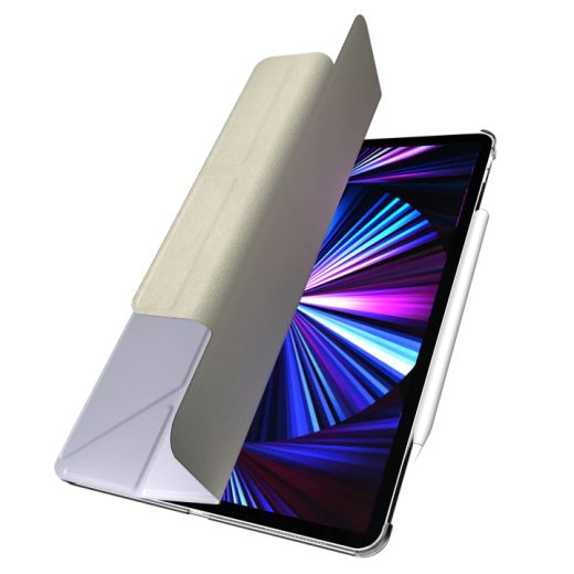 Чехол-подставка Switcheasy Origami Nude Alaskan Blue для iPad Pro 12.9" (2020 | 2021 | 2022 | M1 | M2) (SPD129037AB22)