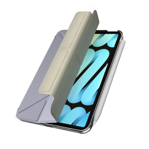 Чехол-подставка Switcheasy Origami Nude Alaskan Blue для iPad mini 6 (2021) (SPD083037AB22)