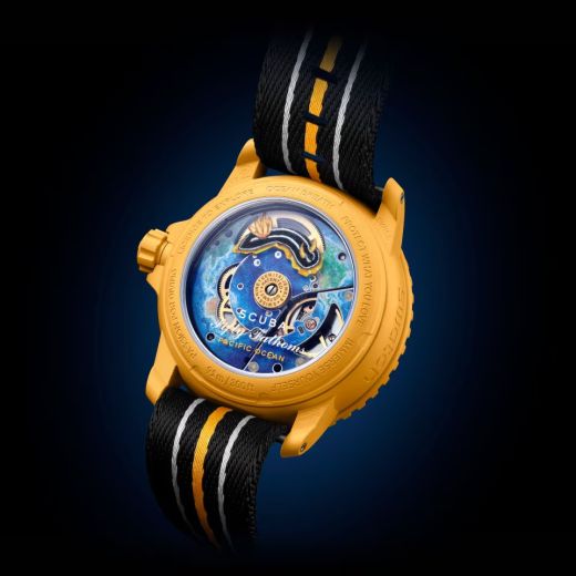 Часы Blancpain X Swatch Bioceramic Scuba Fifty Fathoms Pacific Ocean
