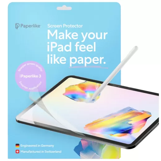 Защитная пленка с эффектом бумаги Paperlike 3 iPad Screen Protector для iPad Air 11" M3 (2025) | M2 (2024) (2 шт.) (PL3‑10-24)
