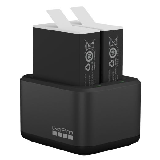Набор зарядного устройства и двух аккумуляторов GoPro Dual Battery Charger + Spare Battery для Gopro HERO 11 | HERO 10 (ADDBD-001-EU)