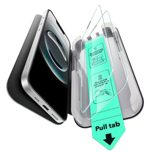Захисне скло з аплікатором ESR UltraFit Classic Screen Protector (2 шт.) для iPhone 16e | 14 | 13 Pro | 13 (1D81500201)