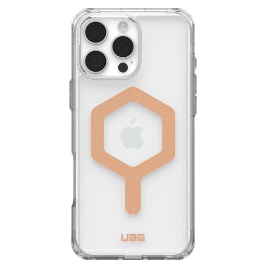 Противоударный чехол UAG Plyo Magsafe Ice/Gold для iPhone 16 Pro Max (114481114381)