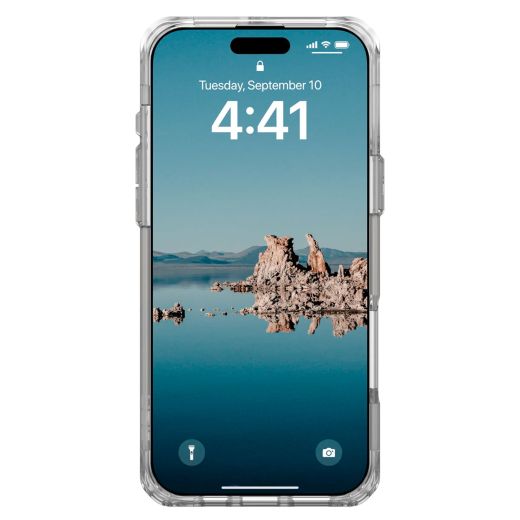 Противоударный чехол UAG Plyo Magsafe Ice/Gold для iPhone 16 Pro Max (114481114381)