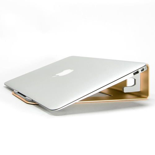 Подставка для ноутбука COTEetCI NOTEBOOK STAND (Aluminum) Gold