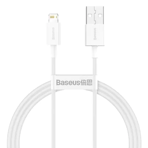 Кабель Baseus Superior Series Fast Charging USB-A to Lightning 1 метр White (CALYS-A02)