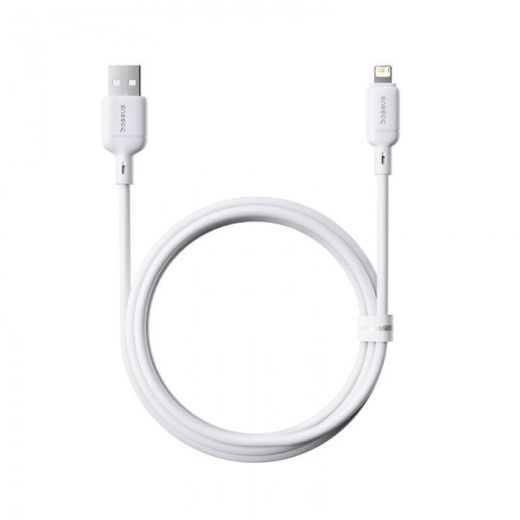 Кабель Baseus Silky Series USB to Lightning 2.4A 1м White (P10377702213-00)
