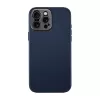 Кожаный чехол Sandmarc Pro Leather with MagSafe Case Navy для iPhone 15 Pro Max