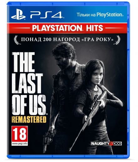 Игровой диск PS4 The Last of Us: Обновленая версия