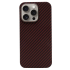Карбоновий чохол CasePro Premium Carbon Case with MagSafe Red для iPhone 15 Pro
