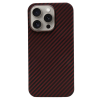 Карбоновый чехол CasePro Premium Carbon Case with MagSafe Red для iPhone 14 Pro