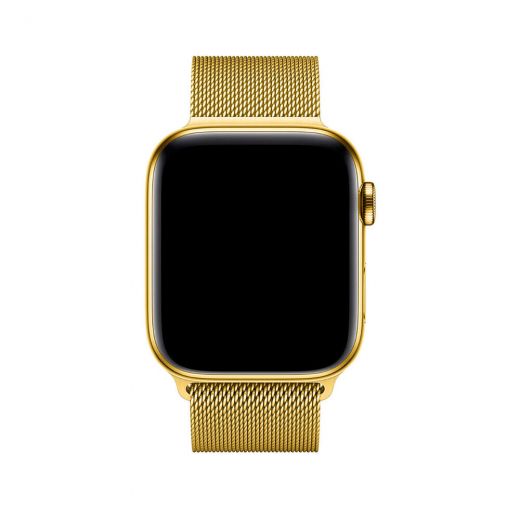 Ремінець Milanese Loop Gold для Apple Watch 42mm | 44mm SE | 6 | 5 | 4 | 3