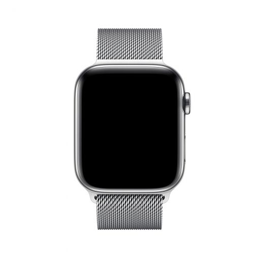 Ремінець Milanese Loop Silver для Apple Watch 42mm | 44mm SE | 6 | 5 | 4 | 3