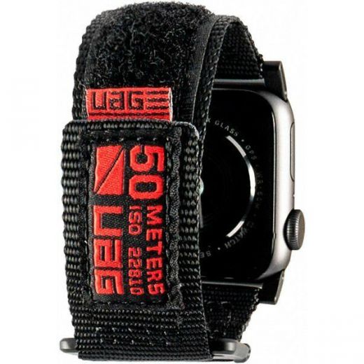 Ремешок UAG Active Strap Black (19149A114040) для Apple Watch 40/38