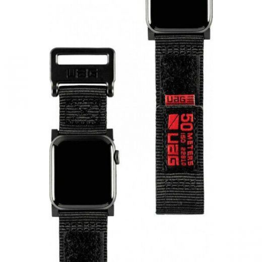 Ремешок UAG Active Strap Black (19149A114040) для Apple Watch 40/38