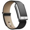 Кожаный ремешок Whoop LeatherLuxe Band Straight Black/Cream with Titanium (Size L) для WHOOP 5.0
