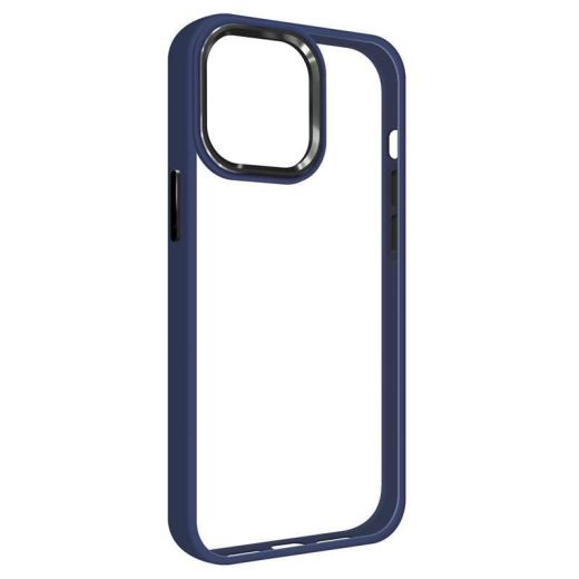 Прозорий чохол Rock Protection Case Crystal Blue для iPhone 15 Pro Max