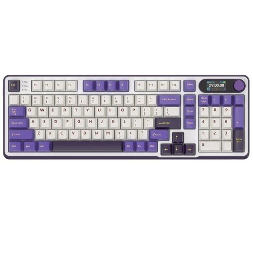 Бездротова клавіатура Royal Kludge S98 Wireless Keyboard UA\RU\ENG Cherry Profile (Brown Switch) Blackberry (RK-S98UARUENG-CHP-BS-BB)