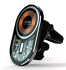 Автомобільний зарядний пристрій CasePro Magnetic Wireless Car Charger Rounded Transparent Black