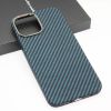 Карбоновый чехол CasePro Premium Carbon Case with MagSafe Blue для iPhone 15 Pro